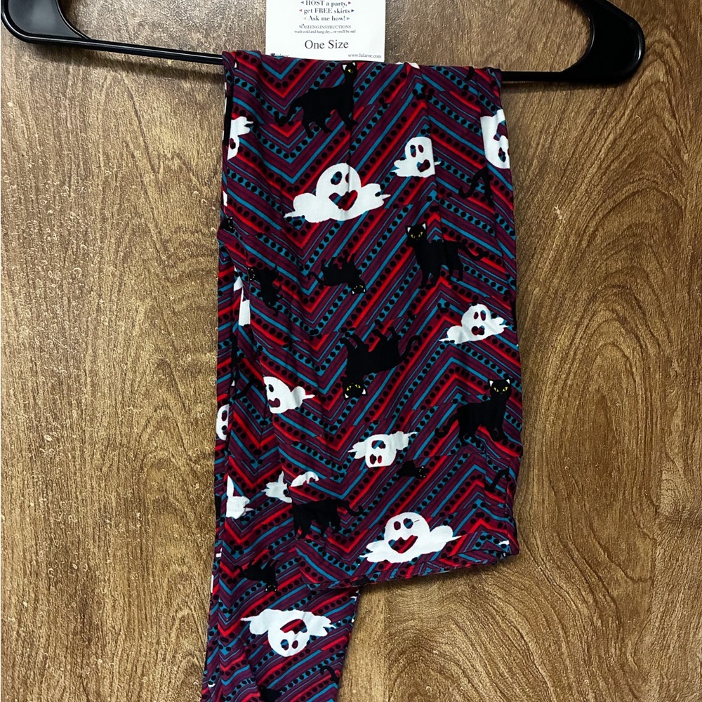 New Adult OS Ghost Print Lulu Roe Leggings